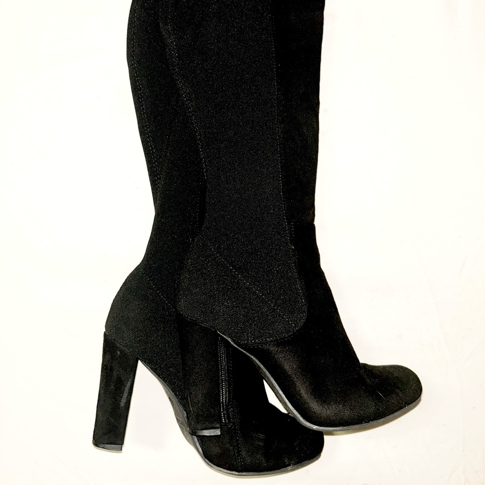 TOP Moda Black Heeled Boots